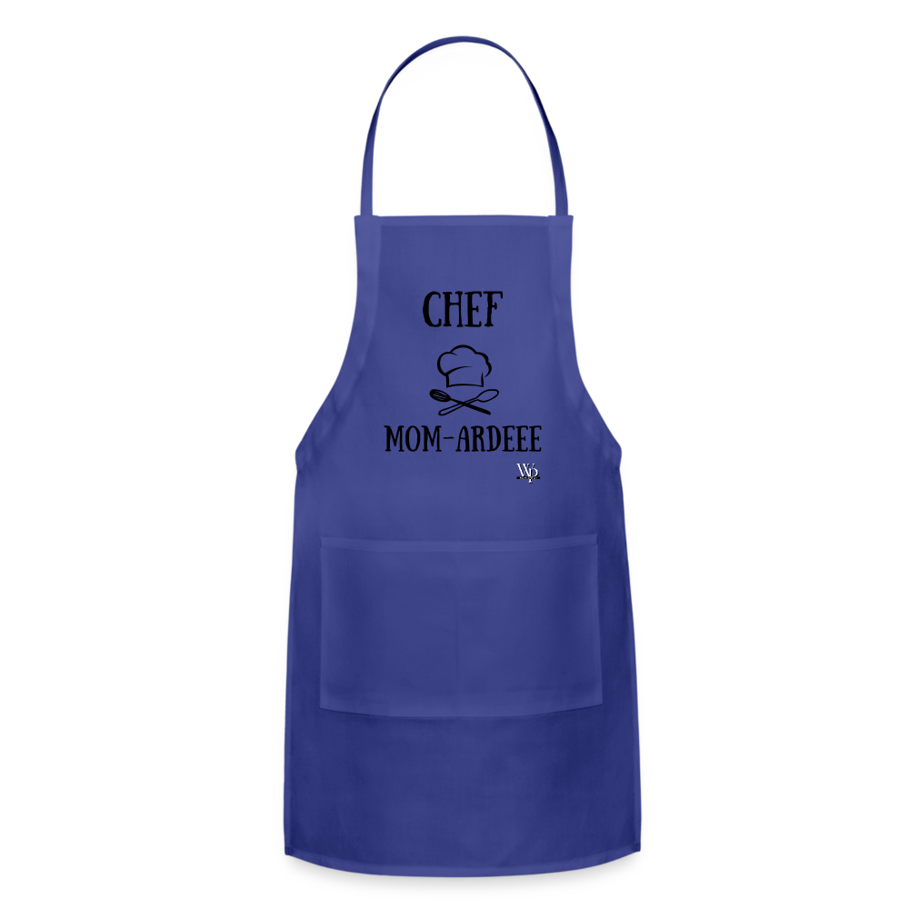 CHEF MOM-ARDEEE Adjustable Apron - royal blue