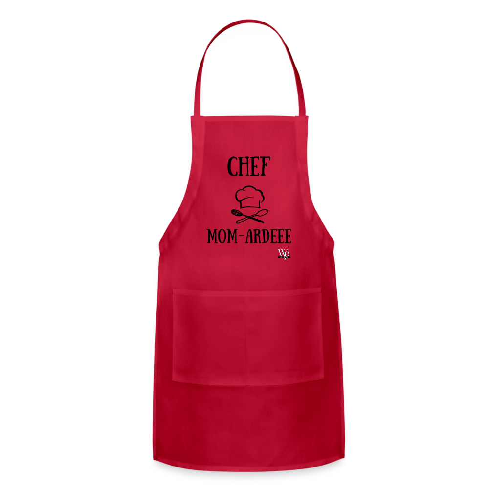 CHEF MOM-ARDEEE Adjustable Apron - red