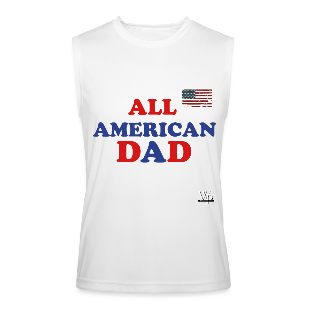 ALL AMERICAN DAD-Father's Day Tank - white