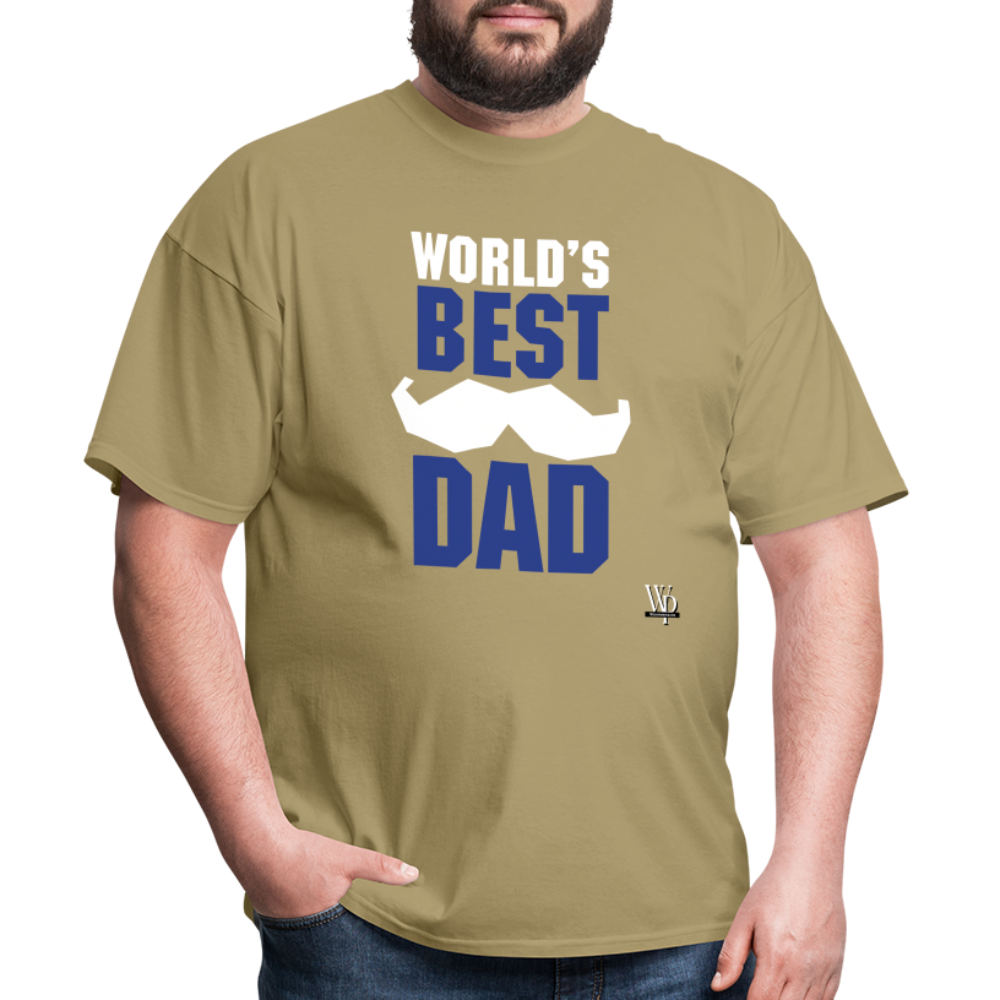 World's Best Dad T-shirt - khaki