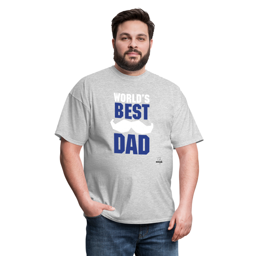 World's Best Dad T-shirt - heather gray