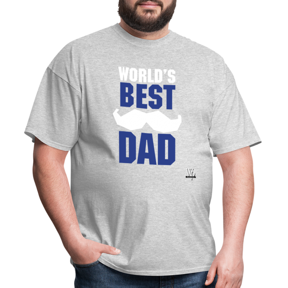 World's Best Dad T-shirt - heather gray