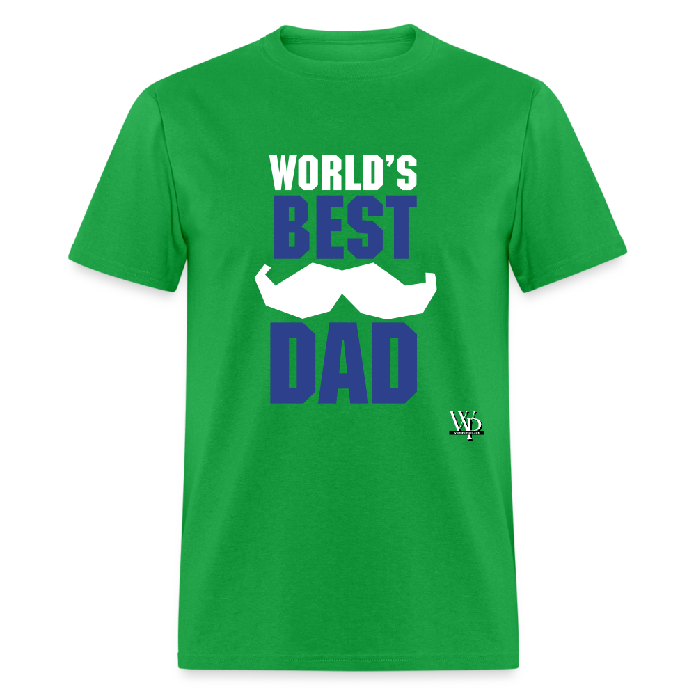 World's Best Dad T-shirt - bright green