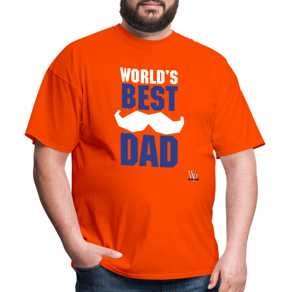 World's Best Dad T-shirt - orange