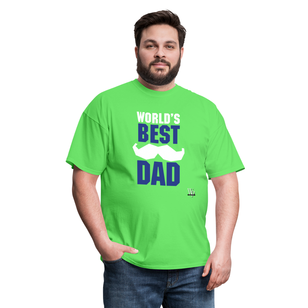 World's Best Dad T-shirt - kiwi