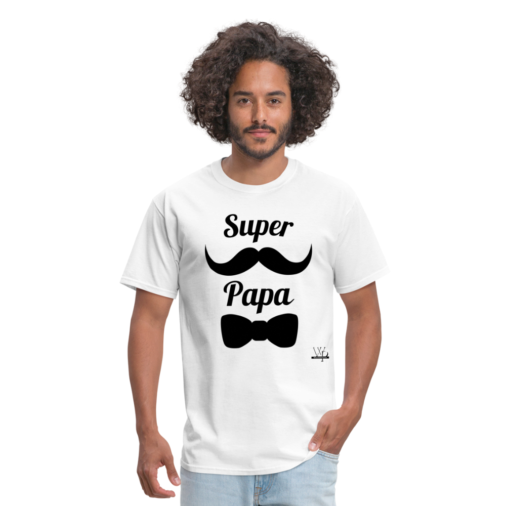 Super Papa T-shirt - white