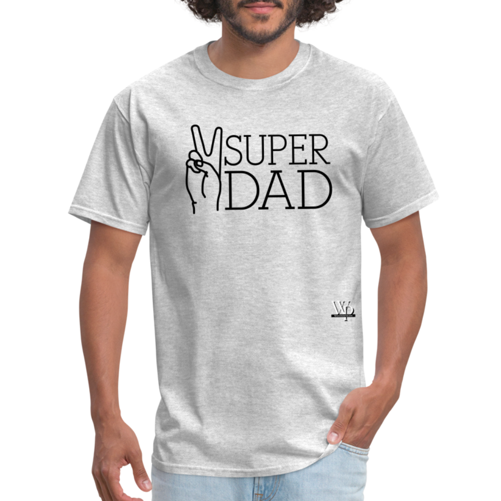 Super Dad T-shirt - heather gray