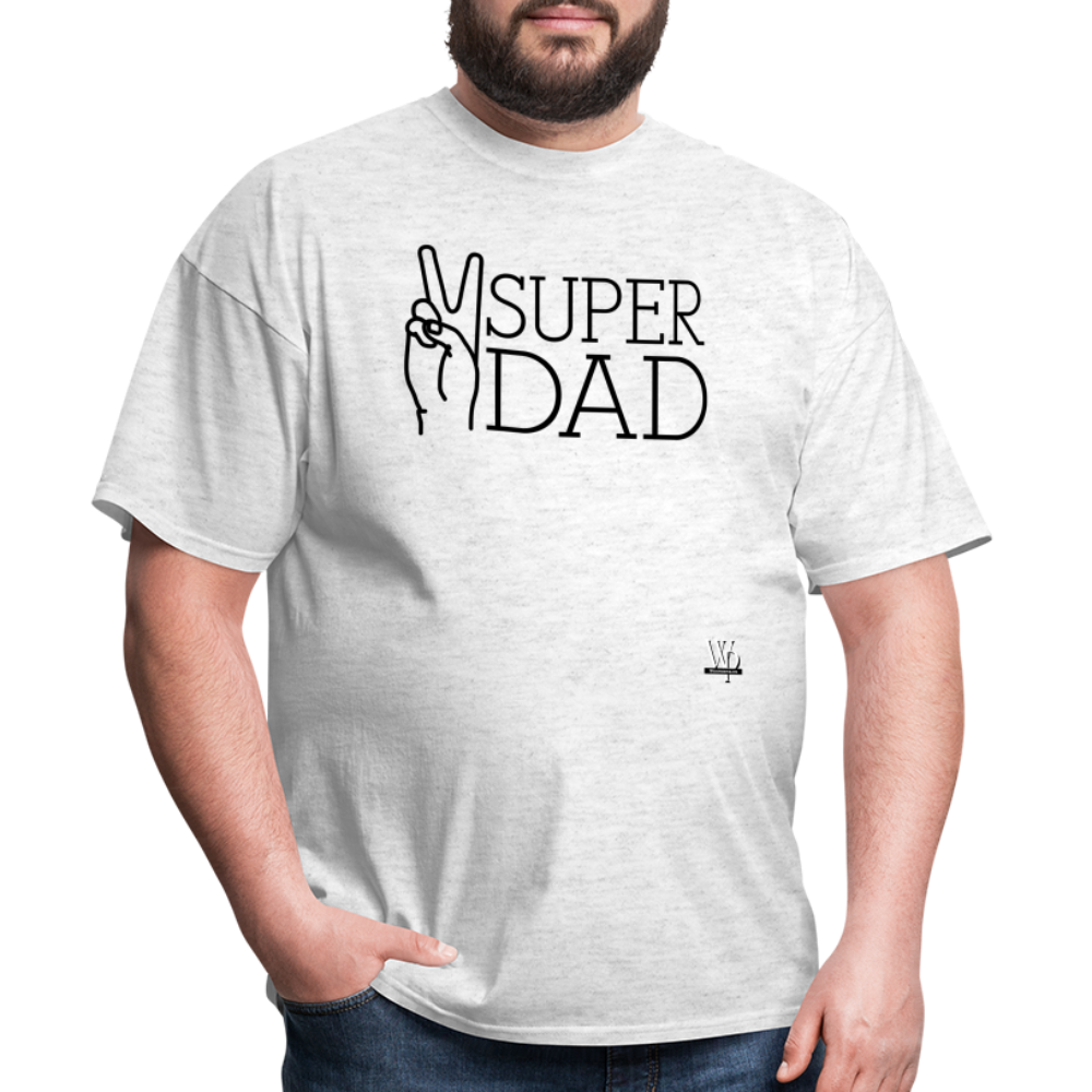 Super Dad T-shirt - light heather gray