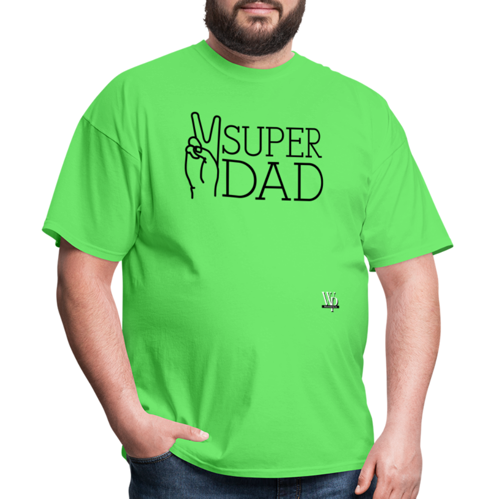 Super Dad T-shirt - kiwi