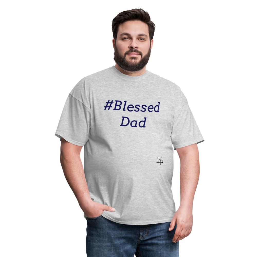 #Blessed Dad T-shirt - heather gray
