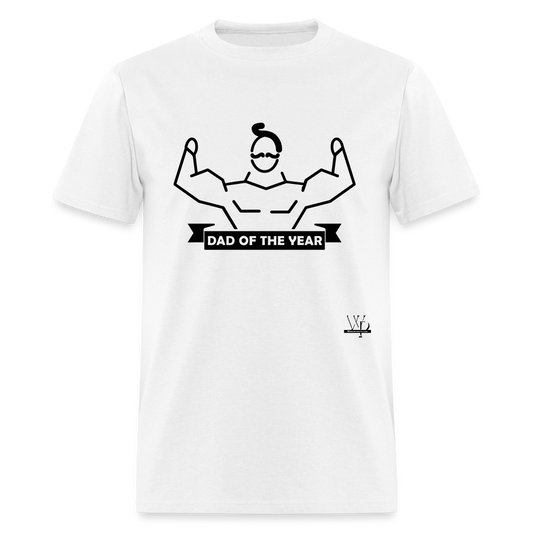 Dad of The Year T-shirt - white