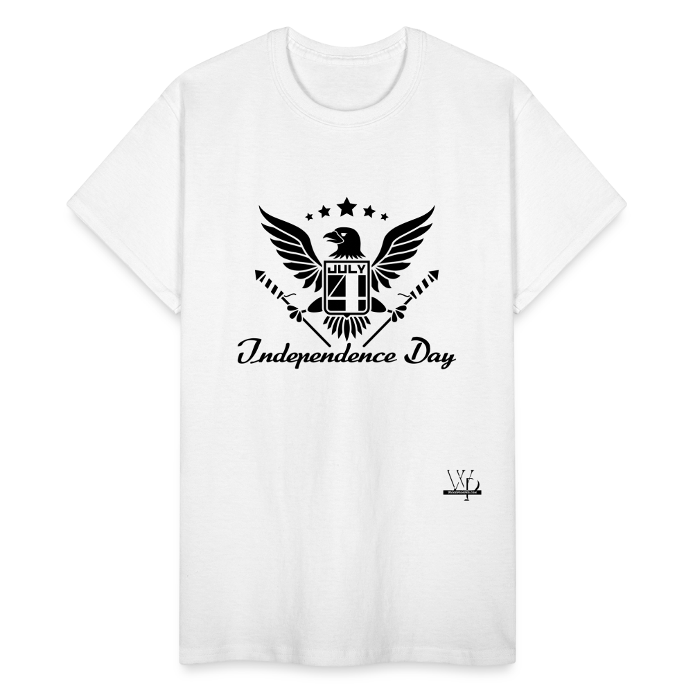 Independence Day Eagle Unisex Tshirt - white
