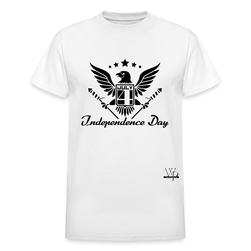Independence Day Eagle Unisex Tshirt - white