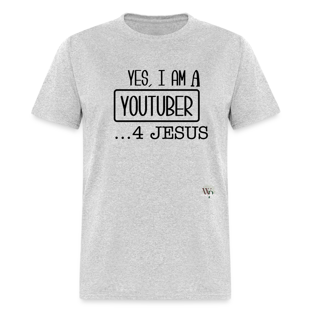 Yes I Am A YouTuber Unisex Classic T-Shirt - heather gray
