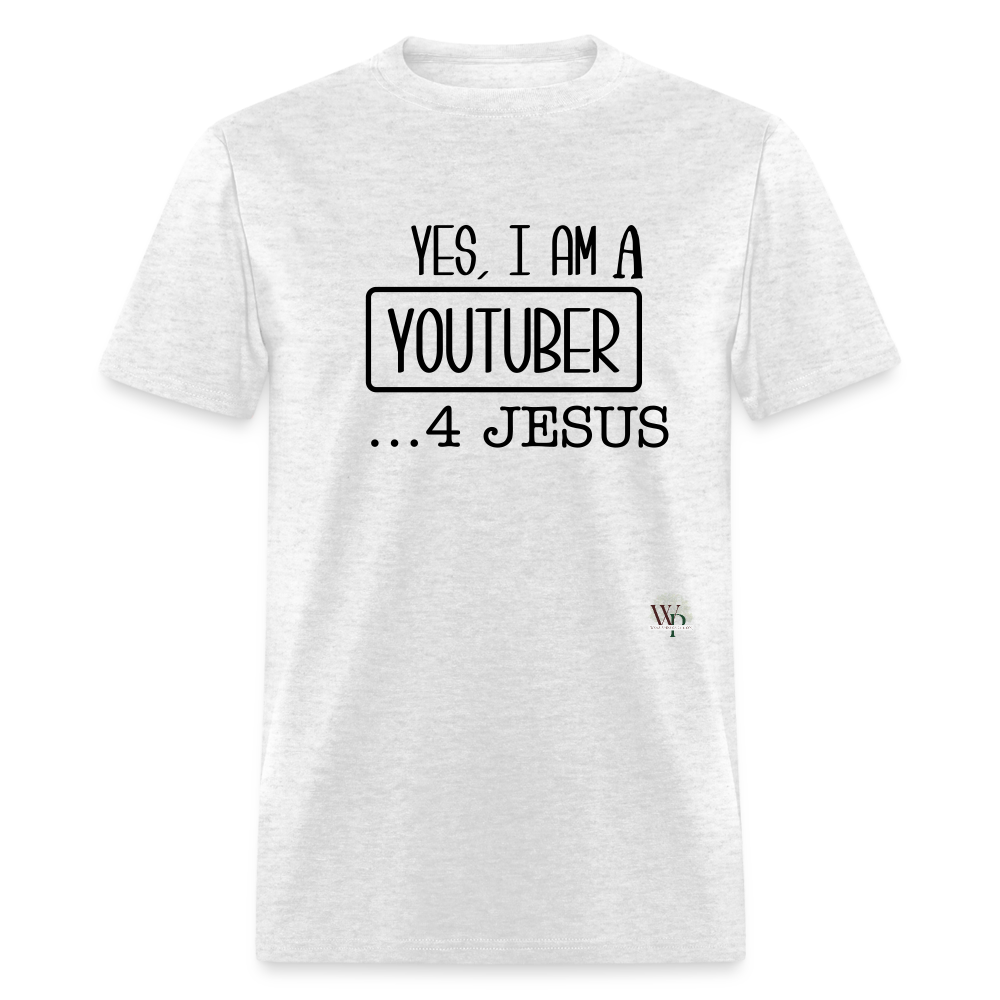 Yes I Am A YouTuber Unisex Classic T-Shirt - light heather gray