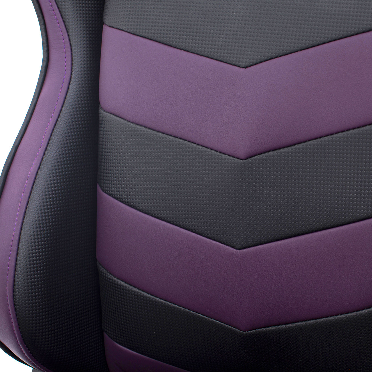 Techni Sport TS-61 Ergonomic High Back Racer Style Video Gaming Chair, Purple/Black