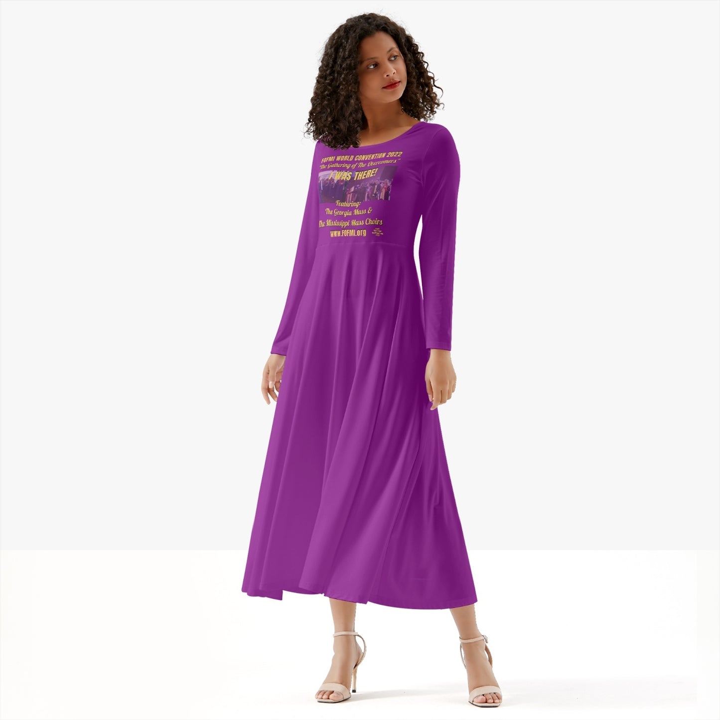 FOFMI World Convention 2022 Women's Long-Sleeve One-piece Dress