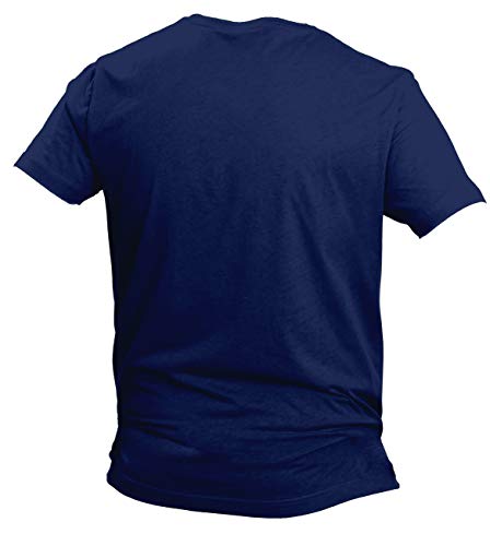 USA - Retro American Flag Stars & Stripes Men's T-Shirt (Navy, Large)