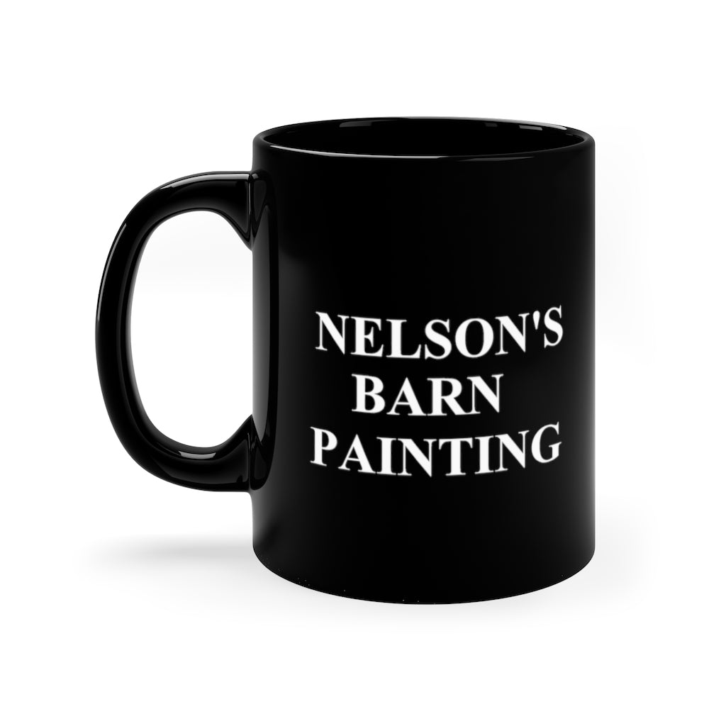 Nelson 11oz Black Mug