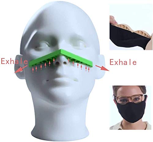 No Foggy Glasses Accessory- Prevent Eye Glasses from Fogging, Anti Fog Silicone Nose Bridge