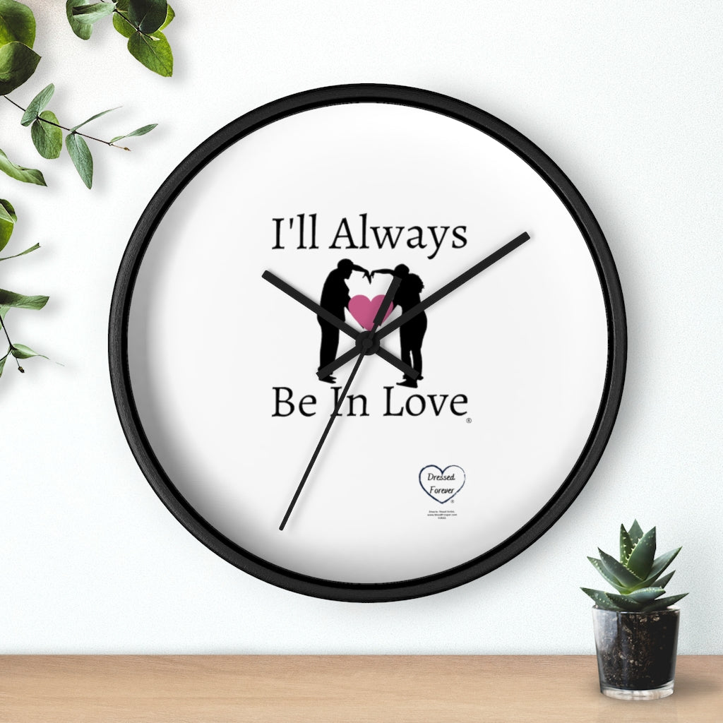 Dressed Forever Wall clock