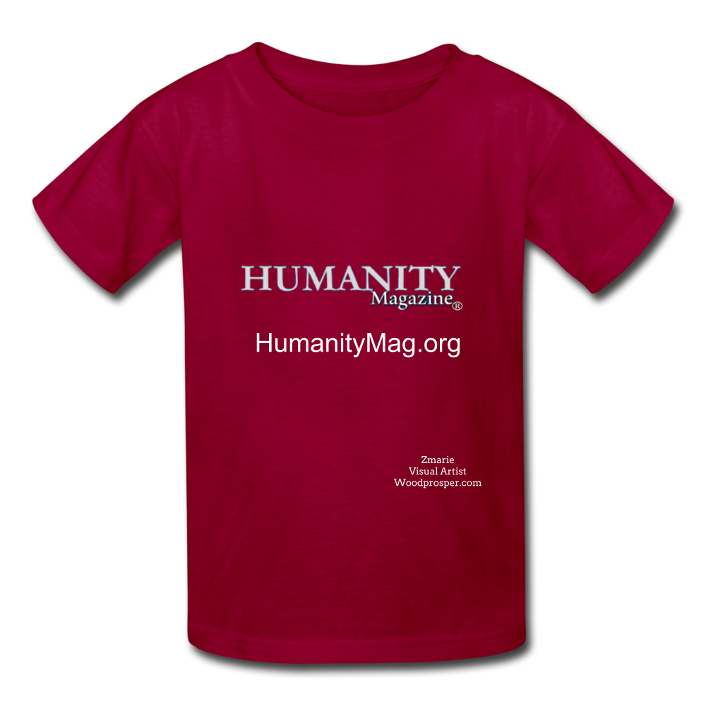 Humanity Magazine Kids' T-Shirt - dark red