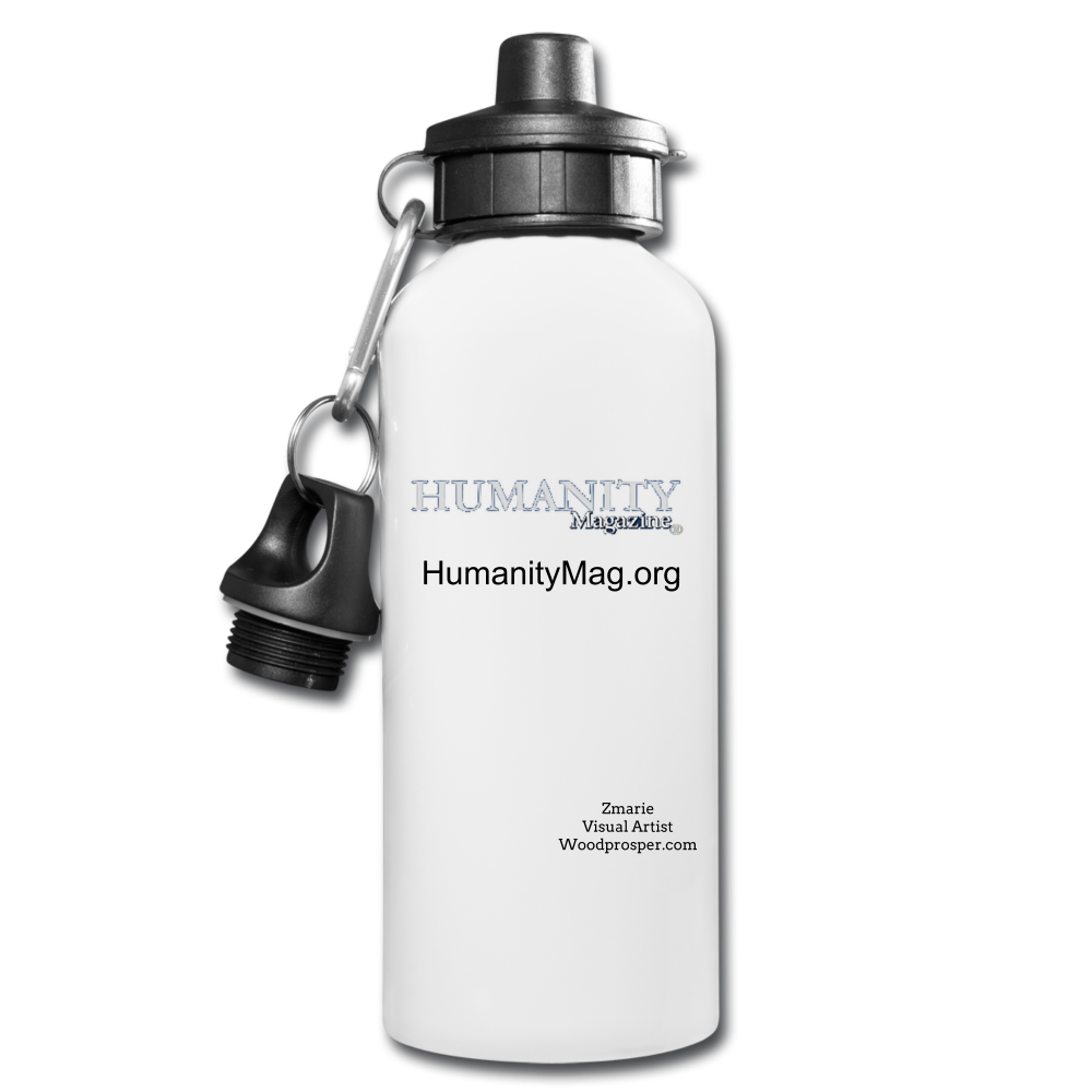 Humanity Water Bottle - white