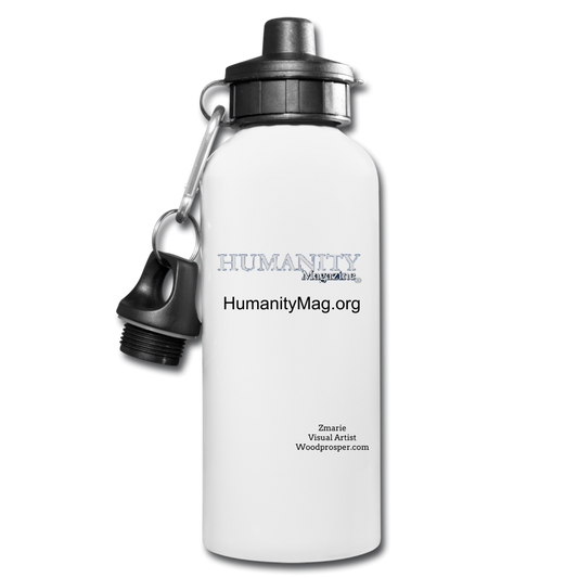 Humanity Water Bottle - white