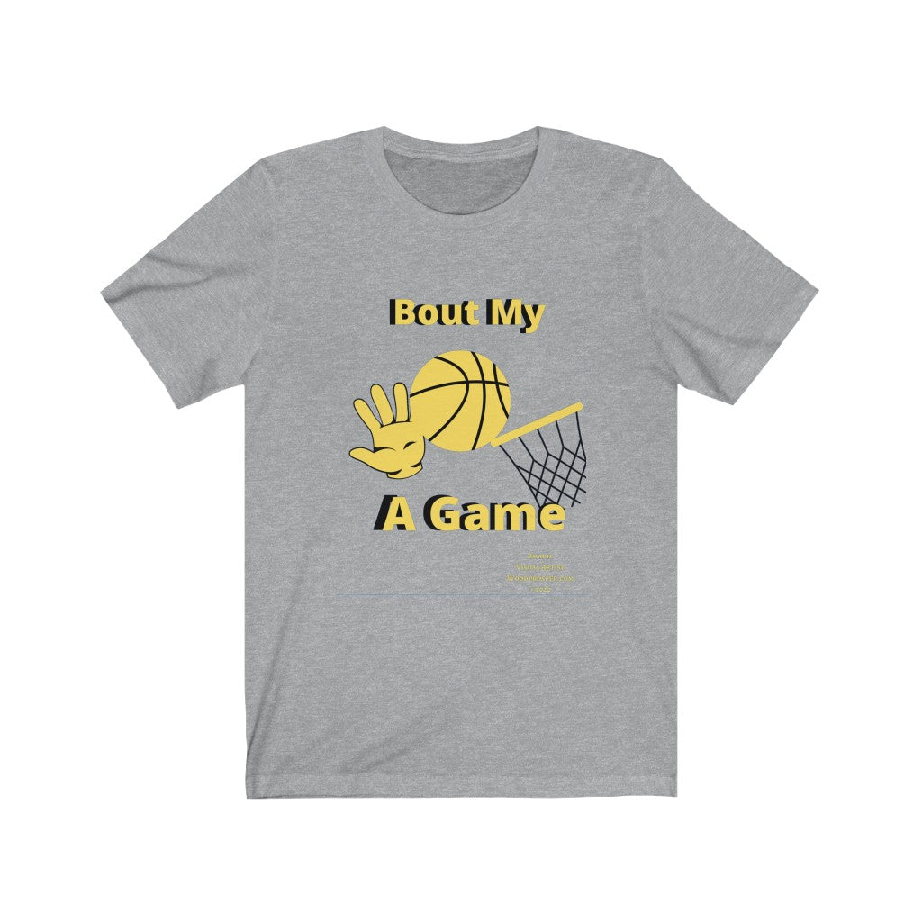 Interfaith Academy Bout My A Game Unisex Jersey Short Sleeve Tee