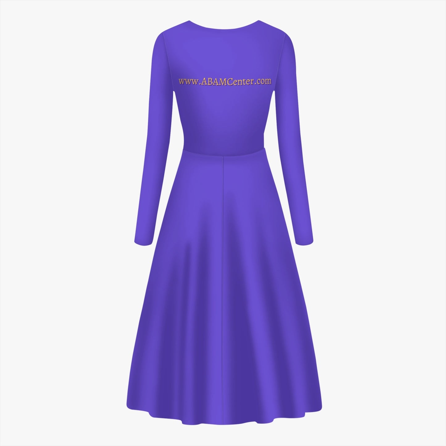 ABAM Center Basic Women's Long-Sleeve One-piece Dress