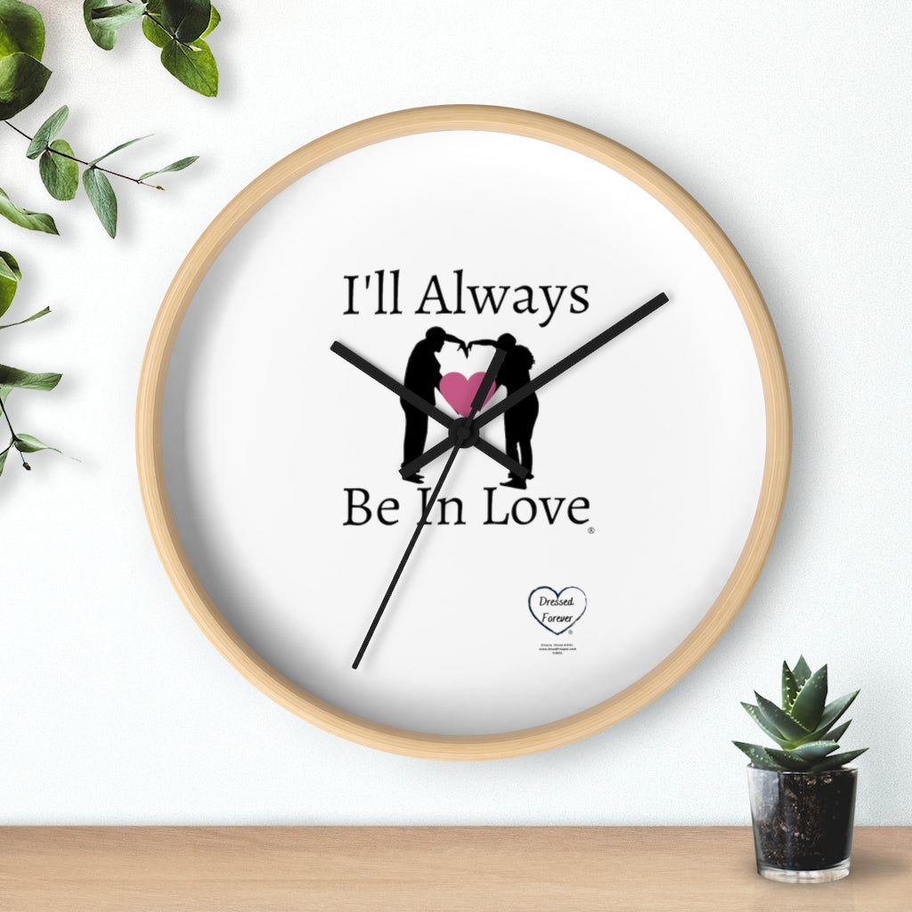 Dressed Forever Wall clock
