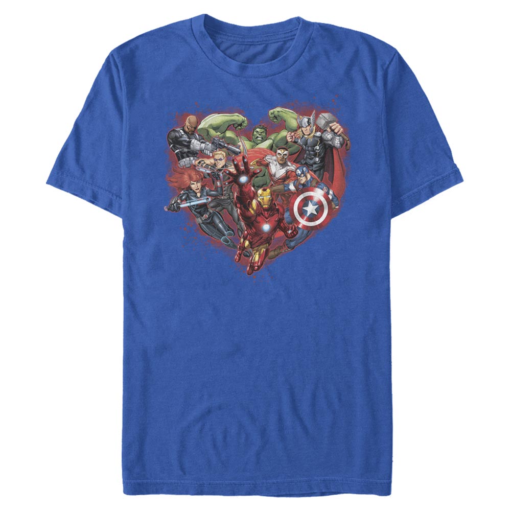 Men's Marvel Avenger Heart T-Shirt