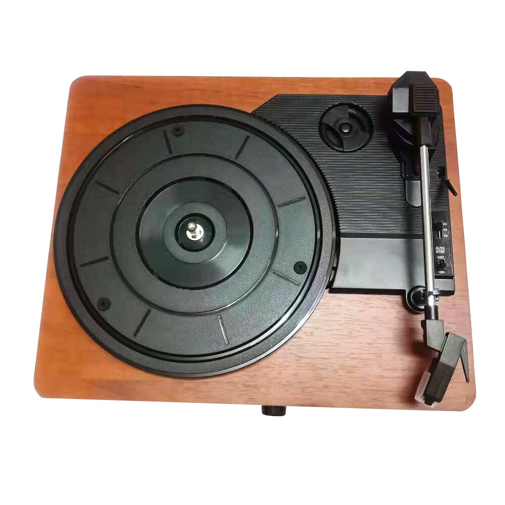 Portable Gramophone Vinyl Record Player Vintage Classic Turntable Phonograph Christmas Gift with Built-in Stereo Speakers