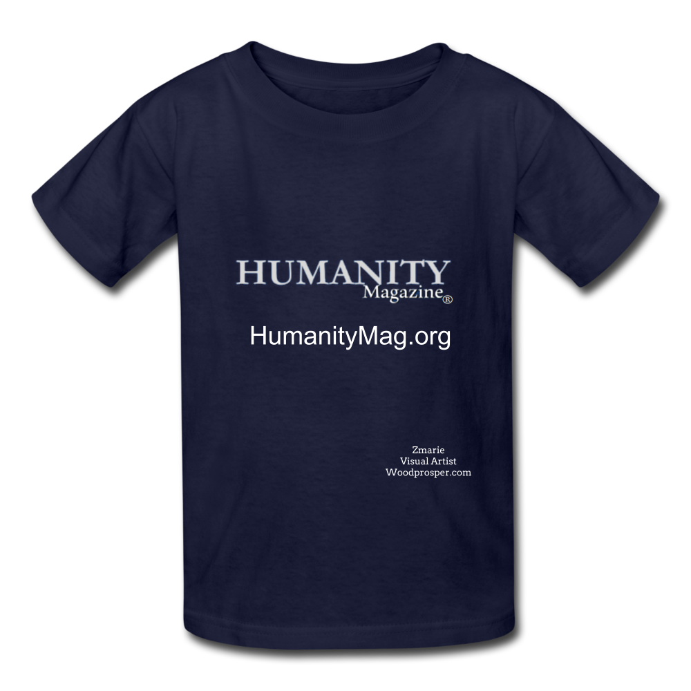 Humanity Magazine Kids' T-Shirt - navy