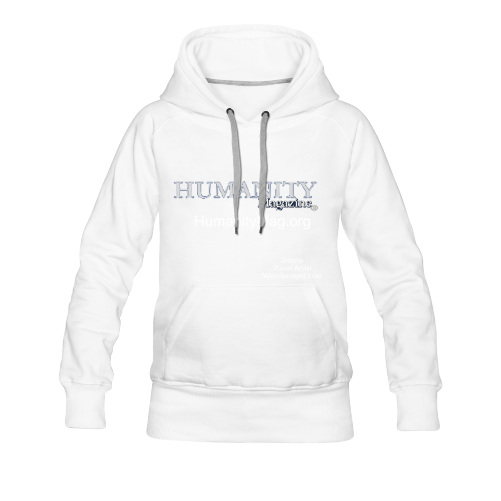 Humanity Women’s Premium Hoodie - white