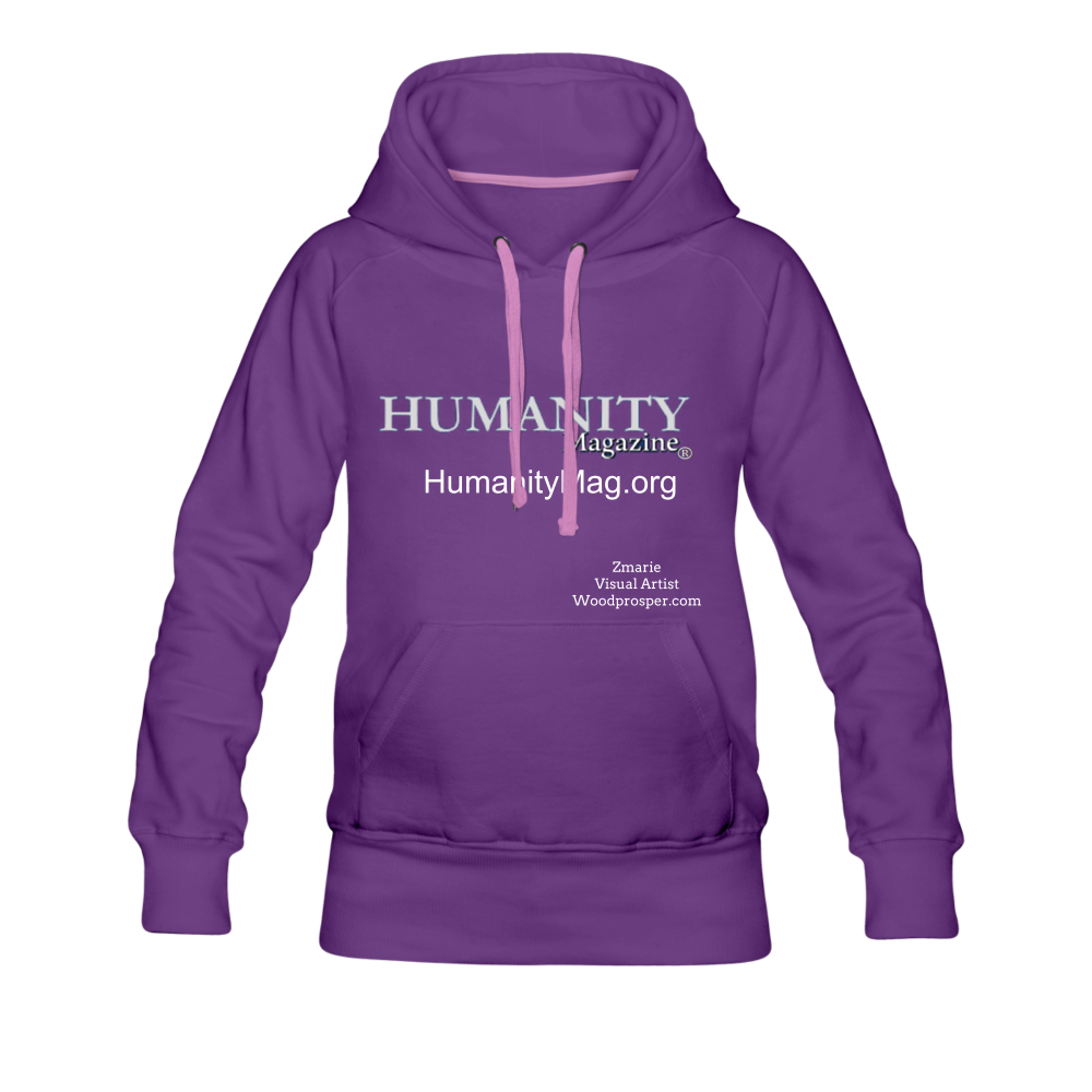 Humanity Women’s Premium Hoodie - purple