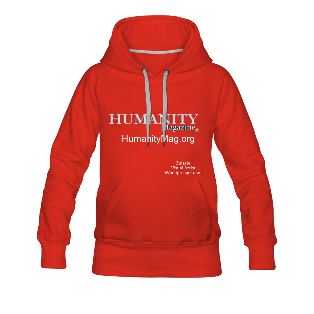 Humanity Women’s Premium Hoodie - red