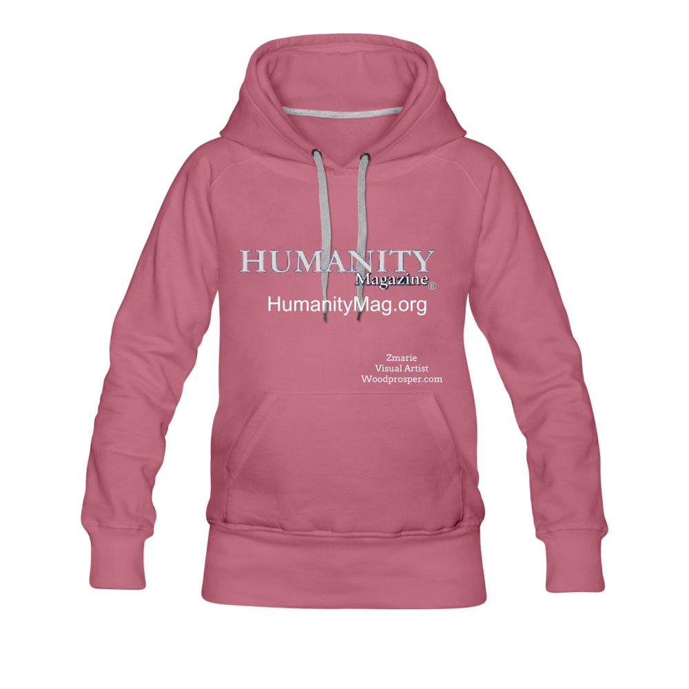 Humanity Women’s Premium Hoodie - mauve