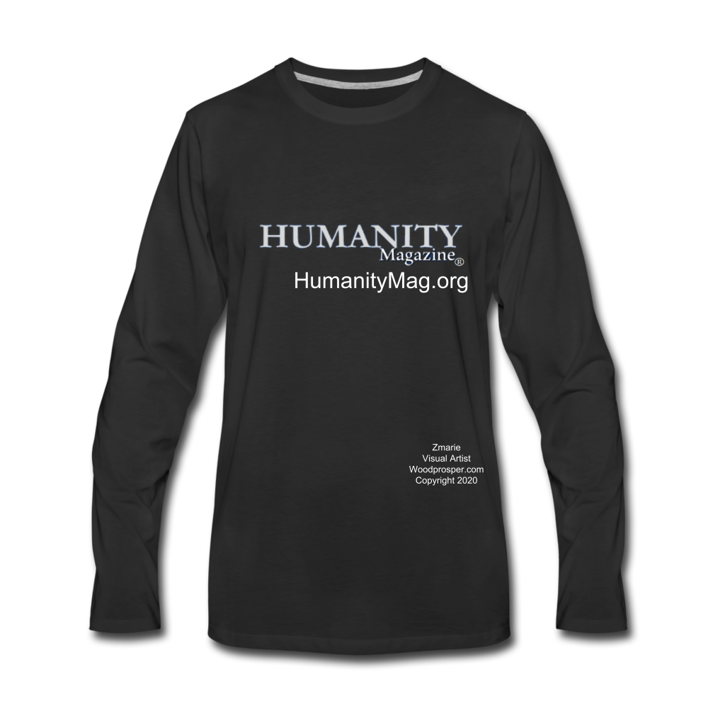 Humanity Men's Premium Long Sleeve T-Shirt - black