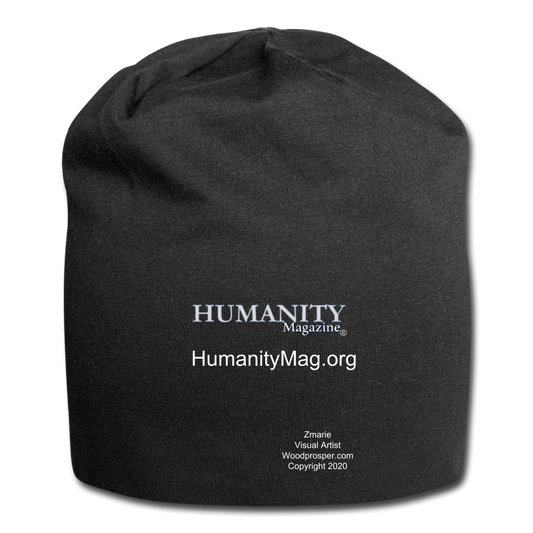 Unisex Humanity Project Jersey Beanie - black