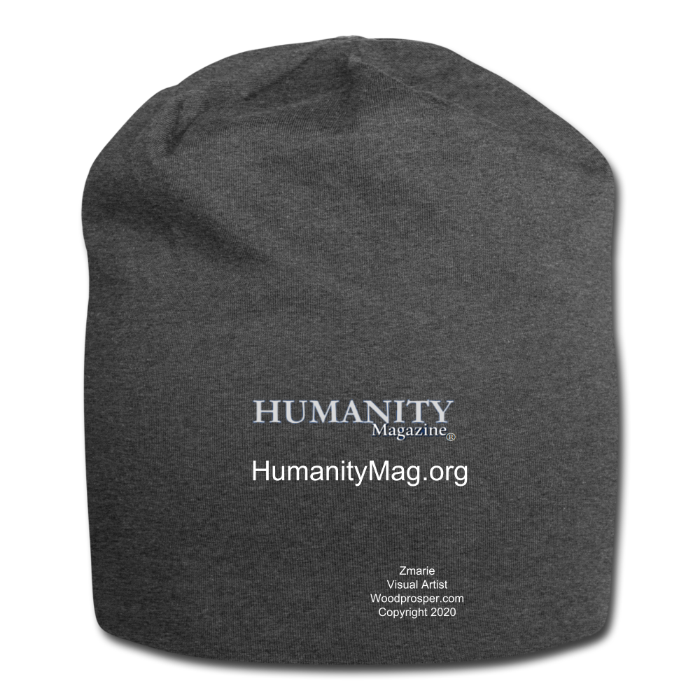 Unisex Humanity Project Jersey Beanie - charcoal gray