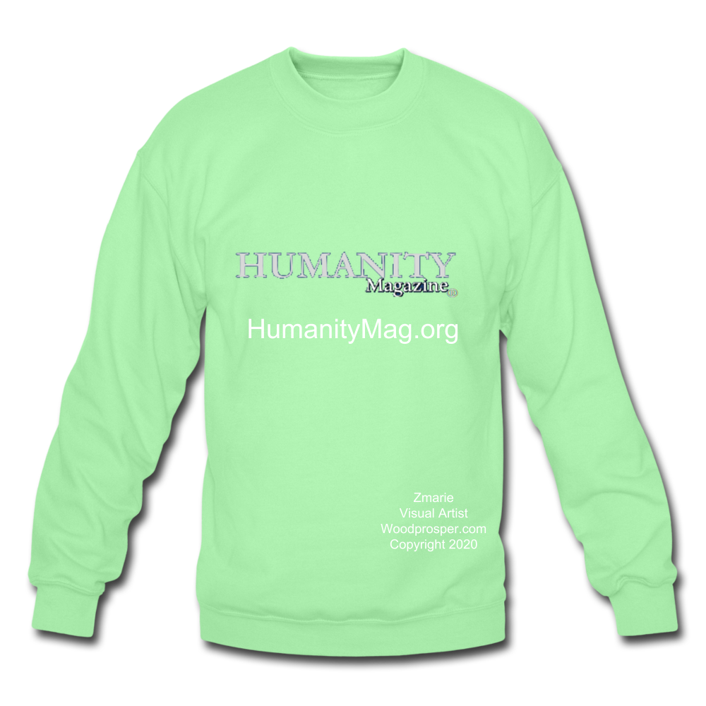 Unisex Humanity Project Crewneck Sweatshirt - lime