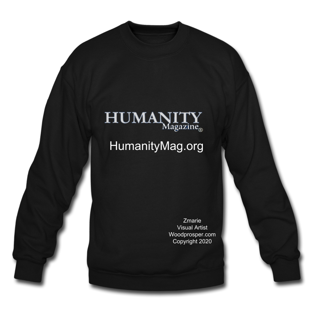 Unisex Humanity Project Crewneck Sweatshirt - black