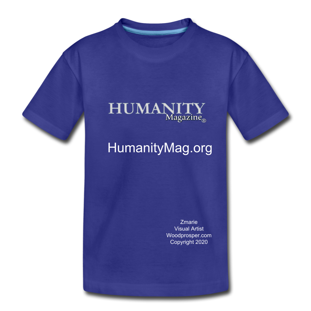 Unisex Humanity Project Kids' Premium T-Shirt - royal blue