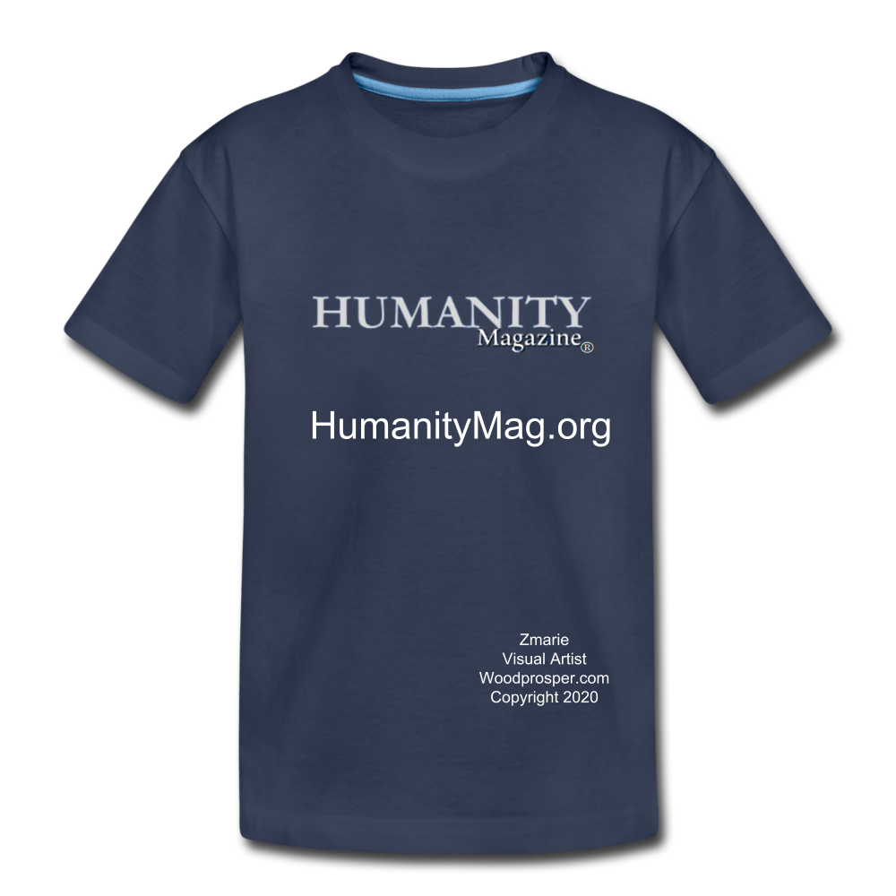 Unisex Humanity Project Kids' Premium T-Shirt - navy