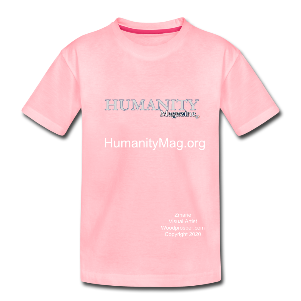 Unisex Humanity Project Kids' Premium T-Shirt - pink