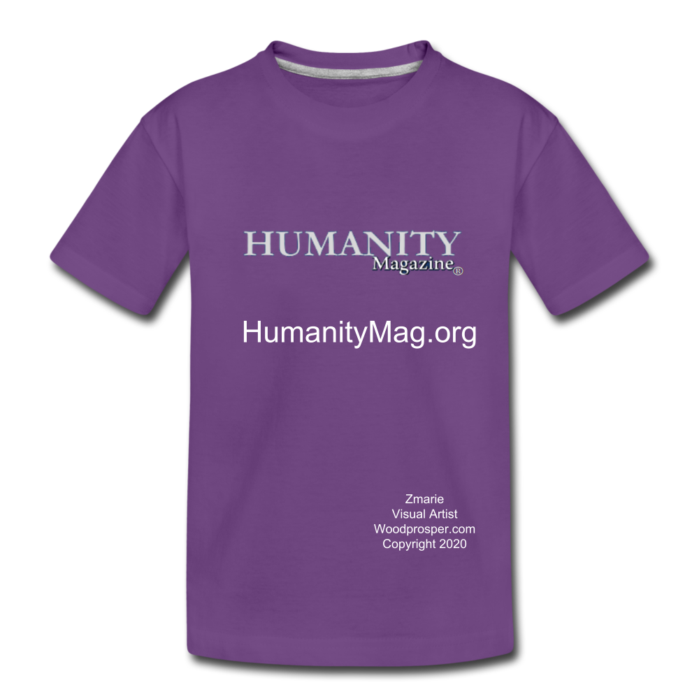 Unisex Humanity Project Kids' Premium T-Shirt - purple