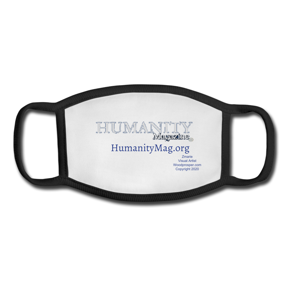 Humanity Project Youth Face Mask - white/black