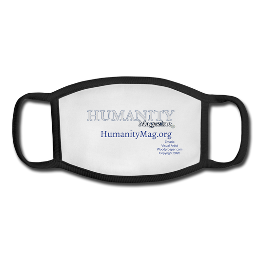 Humanity Project Youth Face Mask - white/black