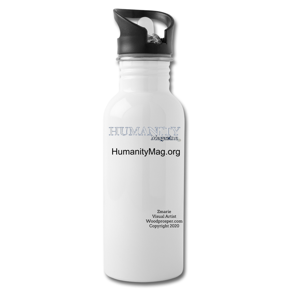 Humanity Project Water Bottle - white